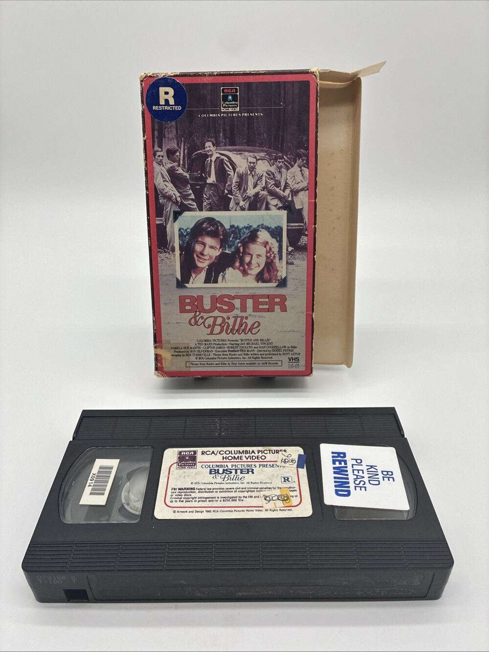 Buster & Billie VHS 1985 RCA Red Box RARE OOP Robert England Jan-Michael Vincent